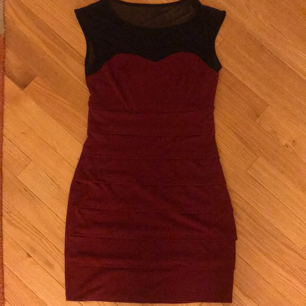 Black and red dress